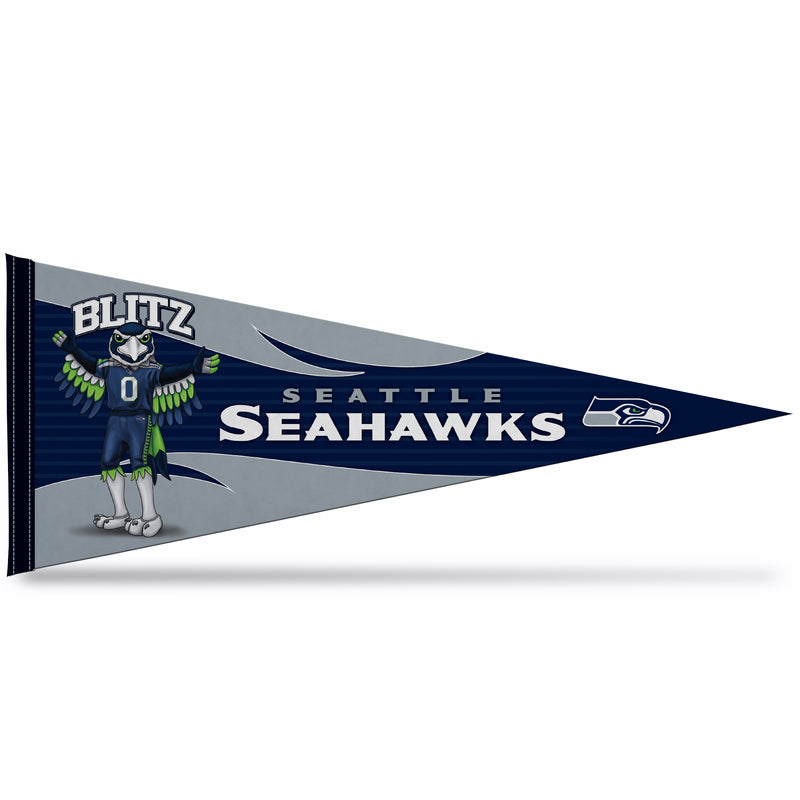 NFL Rico Industries Seattle Seahawks 12" x 30" Soft Felt Pennant - EZ to Hang