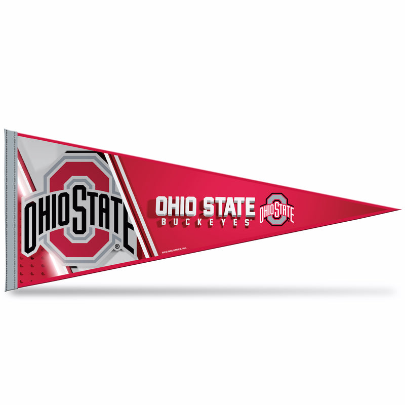 NCAA Rico Industries Ohio State Buckeyes 12" x 30" Soft Felt Pennant - EZ to Hang