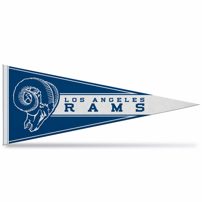 NFL Rico Industries Los Angeles Rams 12" x 30" Soft Felt Pennant - EZ to Hang