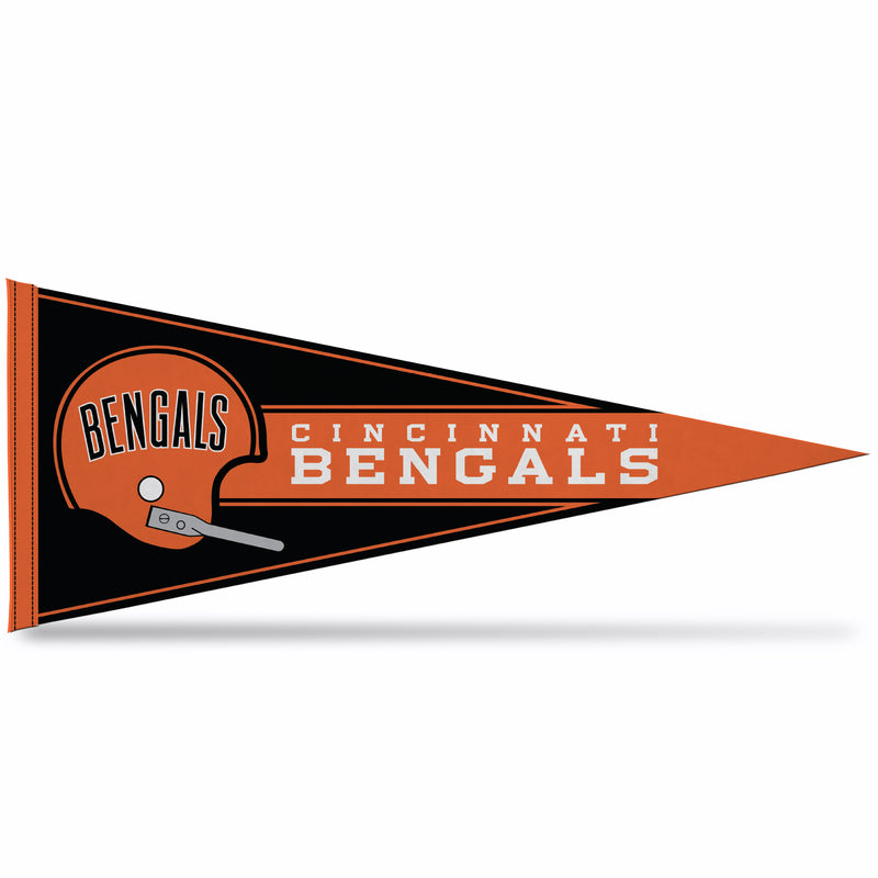 NFL Rico Industries Cincinnati Bengals 12" x 30" Soft Felt Pennant - EZ to Hang