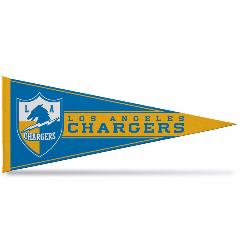 NFL Rico Industries Los Angeles Chargers 12" x 30" Soft Felt Pennant - EZ to Hang