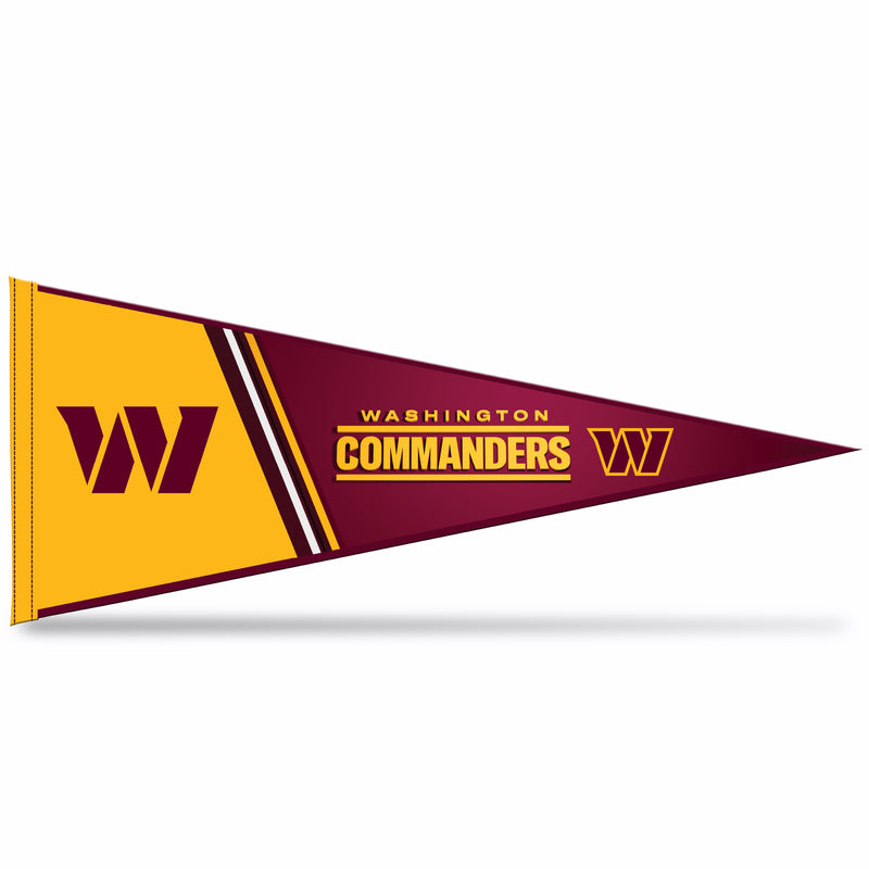 NFL Rico Industries Washington Commanders 12" x 30" Soft Felt Pennant - EZ to Hang