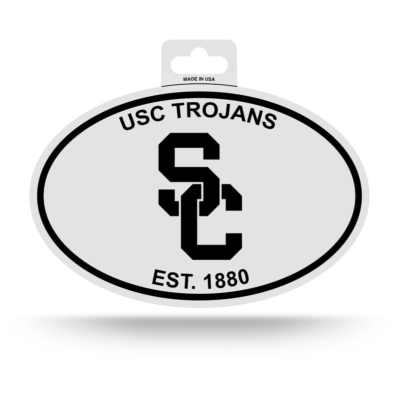 Southern Cal Black And White Oval Sticker