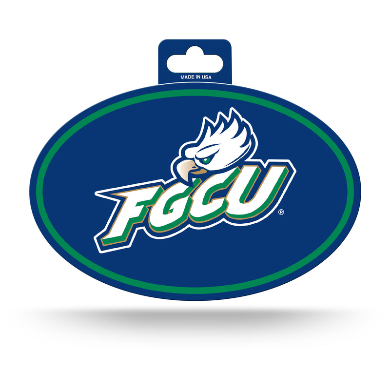 Florida Gulf Coast University Full Color Oval Sticker