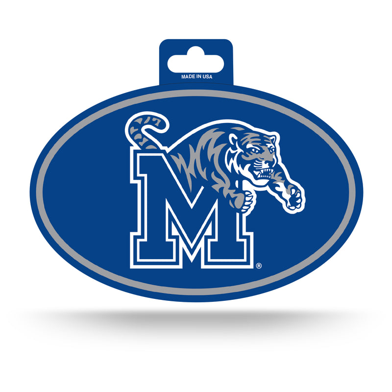 Memphis Tigers Full Color Oval Sticker