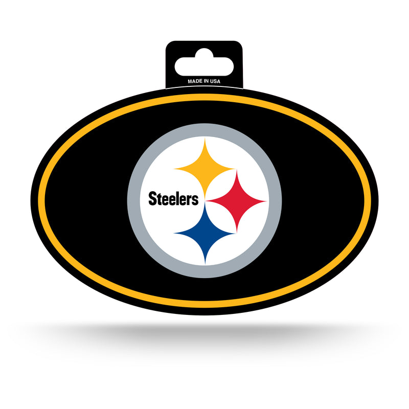 Pittsburgh Steelers Full Color Oval Sticker