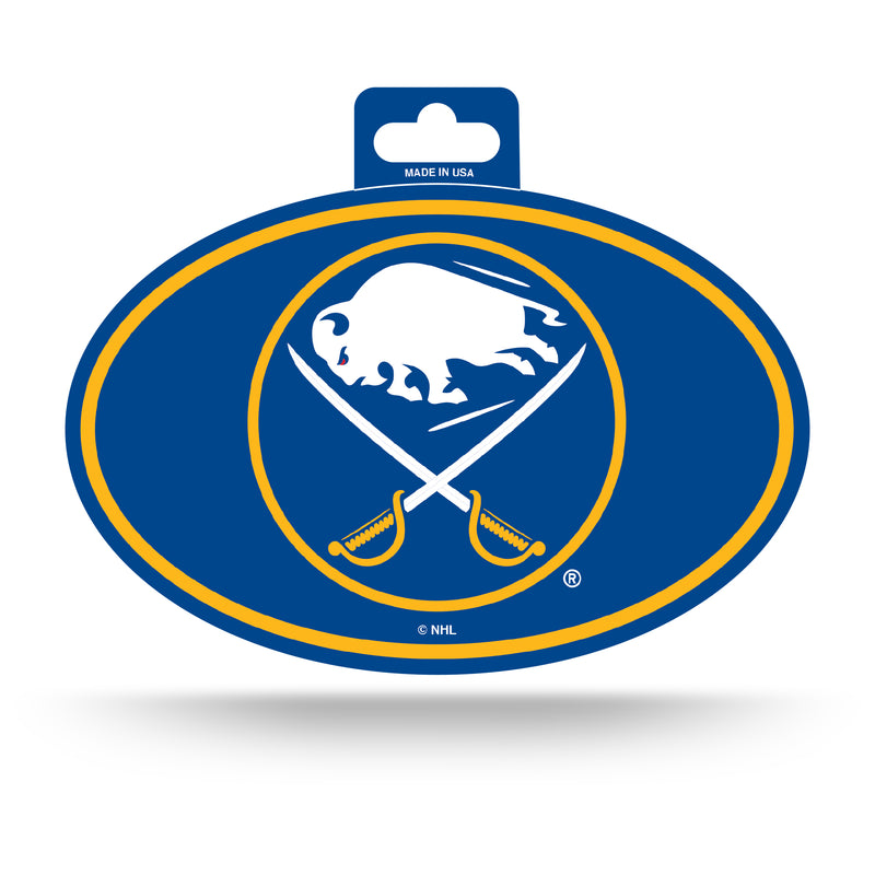 Sabres Full Color Oval Sticker