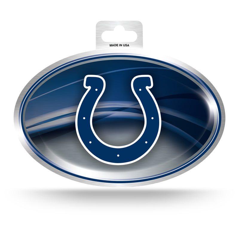 Colts Metallic Oval Sticker