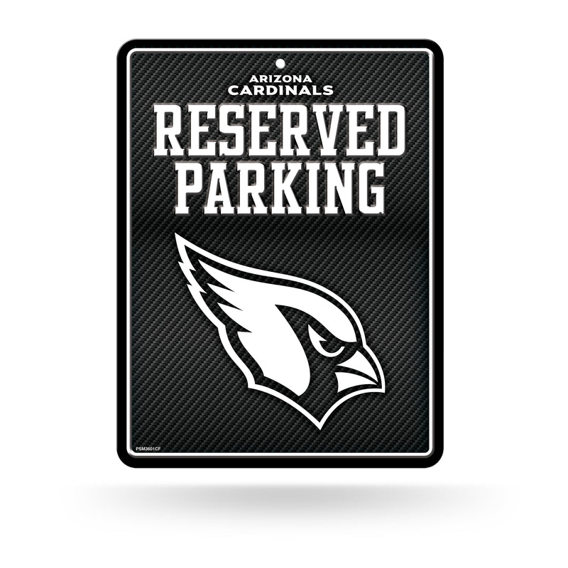Cardinals - Az - Carbon Fiber Design - Metal Parking Sign