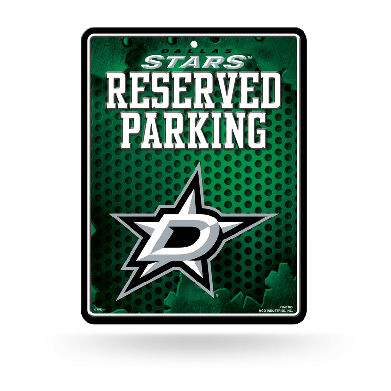 Dallas Stars Metal Parking Sign