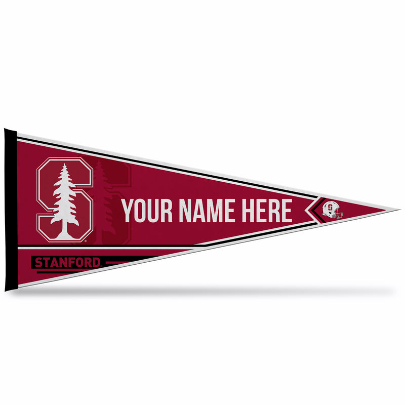 Stanford Soft Felt 12" X 30" Personalized Pennant