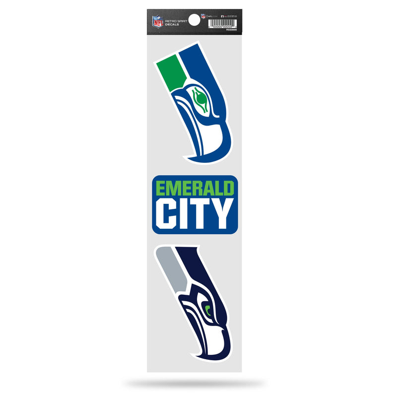 Seahawks 3-Piece Retro Spirit Decals