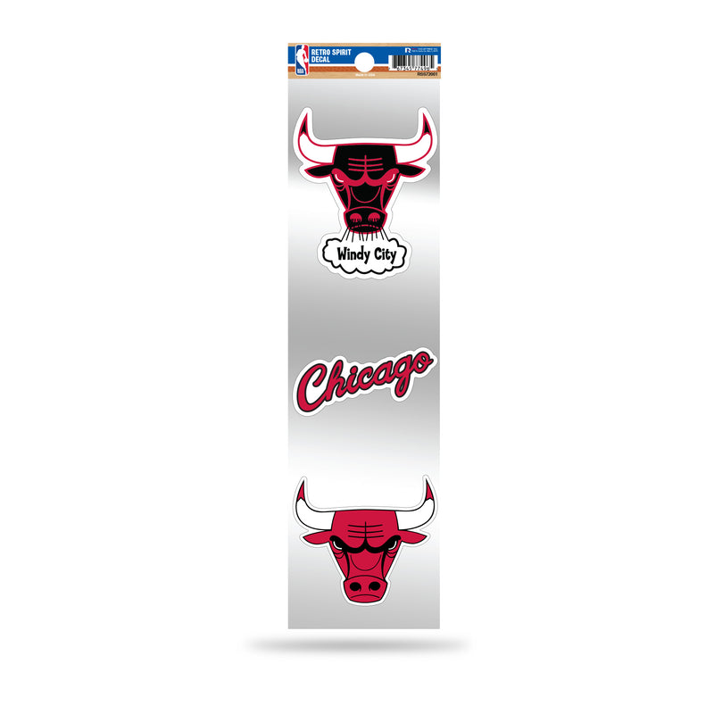 Bulls 3-Piece Retro Spirit Decals