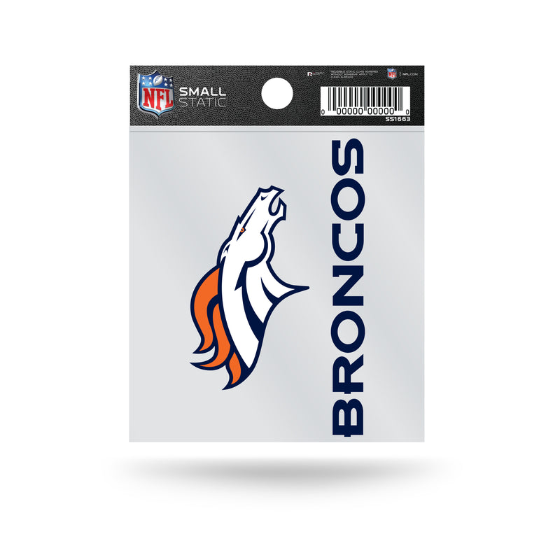 Broncos Small Static Cling