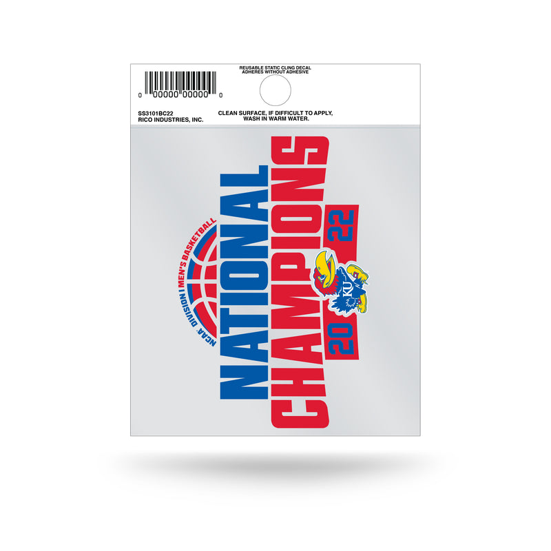 Kansas University 2022 Ncaa Men'S Basketball National Champions Small Static