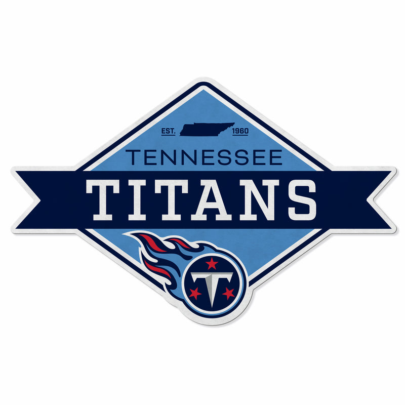 Titans Shape Cut Logo With Header Card - Diamond Design