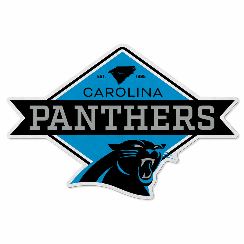 Panthers - Cr Shape Cut Logo With Header Card - Diamond Design