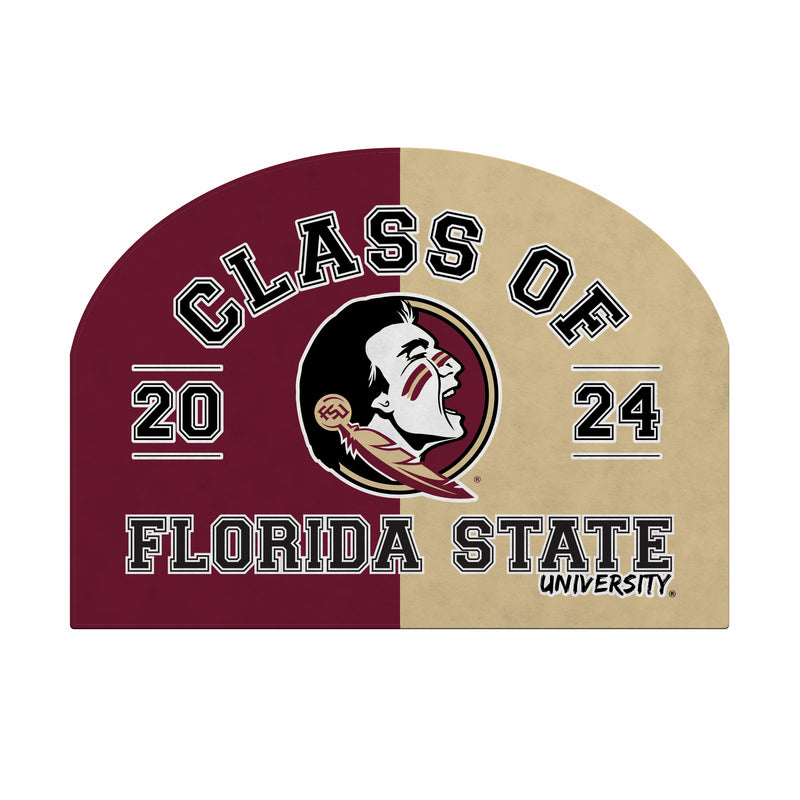 Florida State Class Of 2024 Shape Cut Pennant