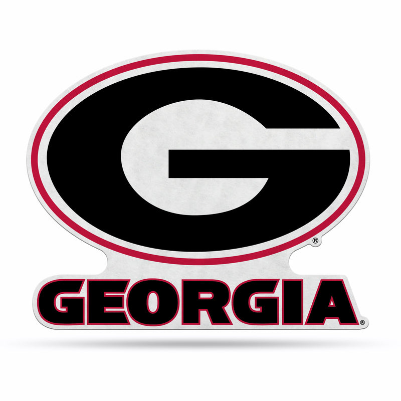 NCAA Georgia Bulldogs Classic Team Logo Shape Cut Pennant - Home and Living Room Décor - Soft Felt EZ to Hang By Rico Industries