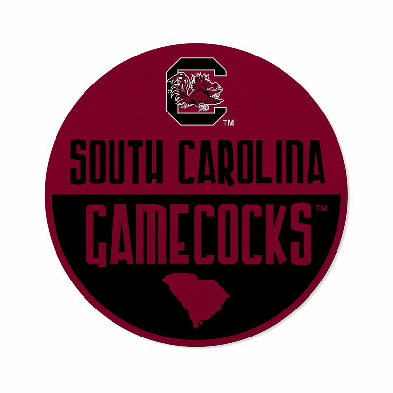 South Carolina University Shape Cut Logo With Header Card - Classic Design