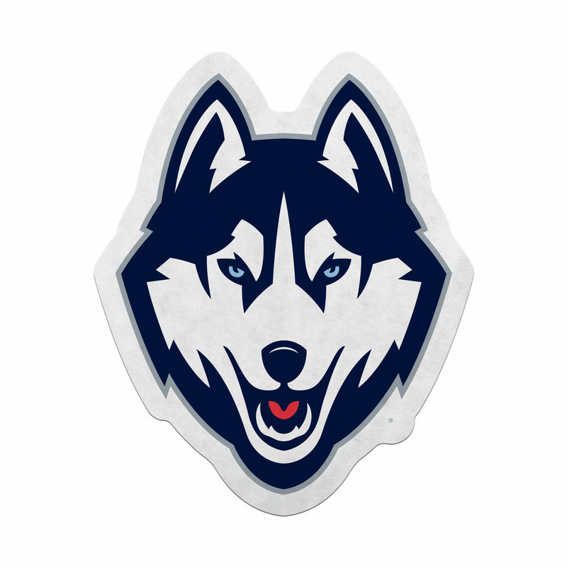 Uconn Shape Cut Primary Logo Pennant With Header Card