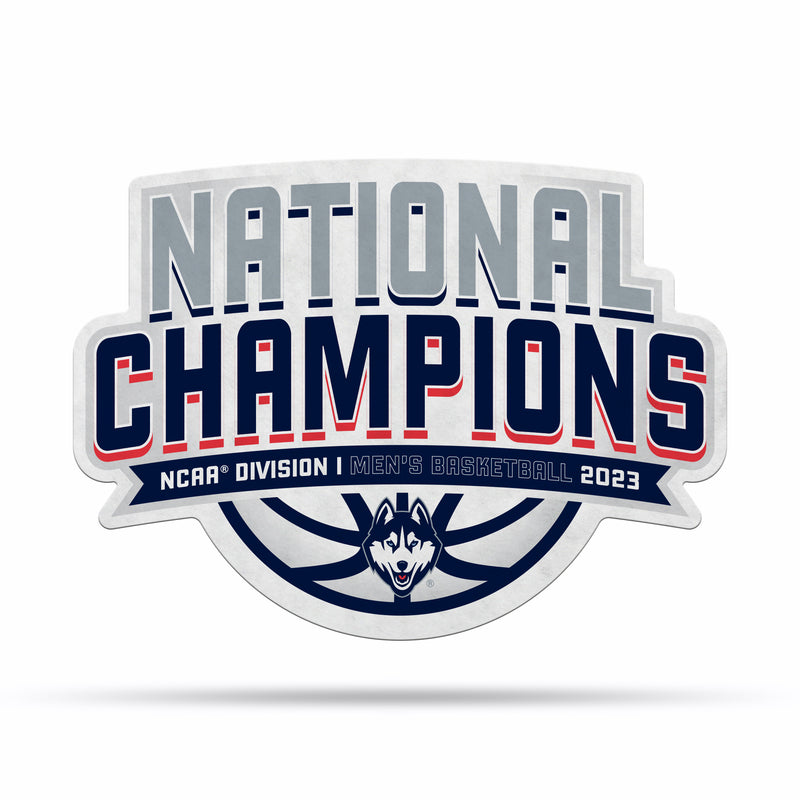 UCONN 2023 NCAA Men'S Basketball Champs Shape Cut Pennant (Carded)