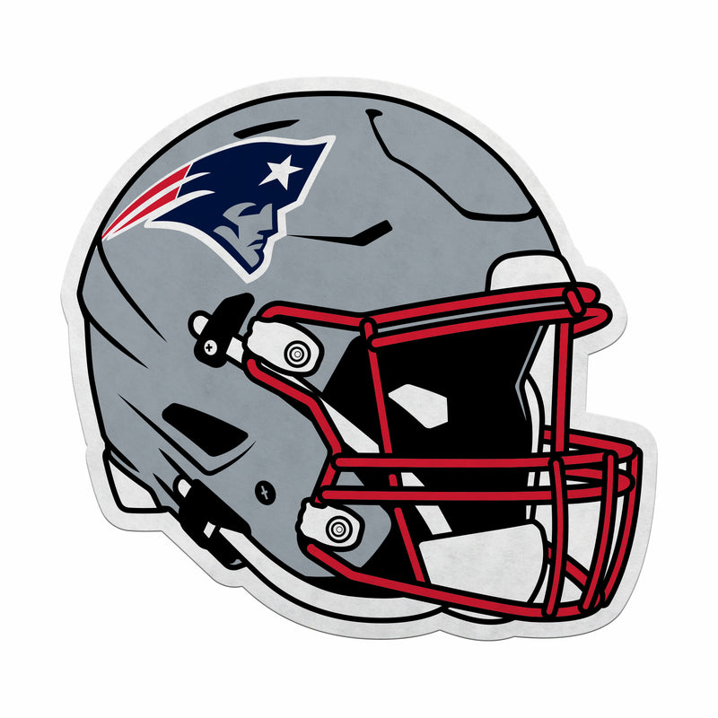 New England Patriots Football Helmet Shape Cut Pennant