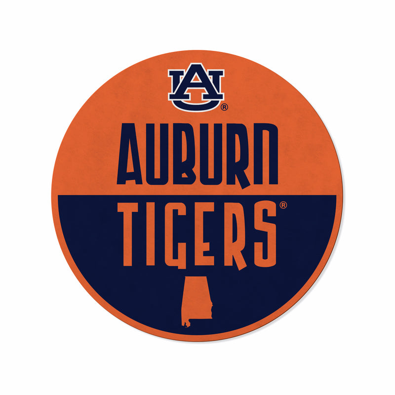 Auburn Shape Cut Logo With Header Card - Classic Design