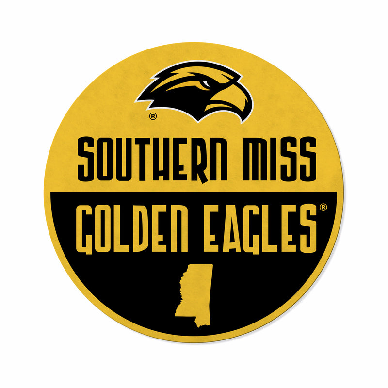 Southern Miss Shape Cut Logo With Header Card - Classic Design