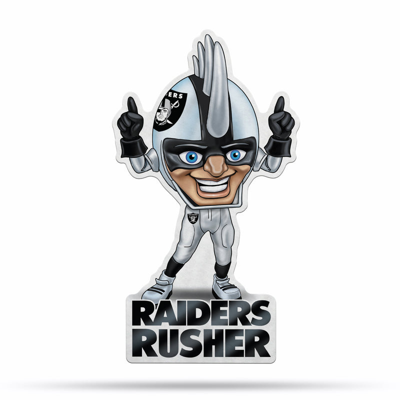 Rico NFL Oakland Raiders Retro Laser License Plate Tag - Silver