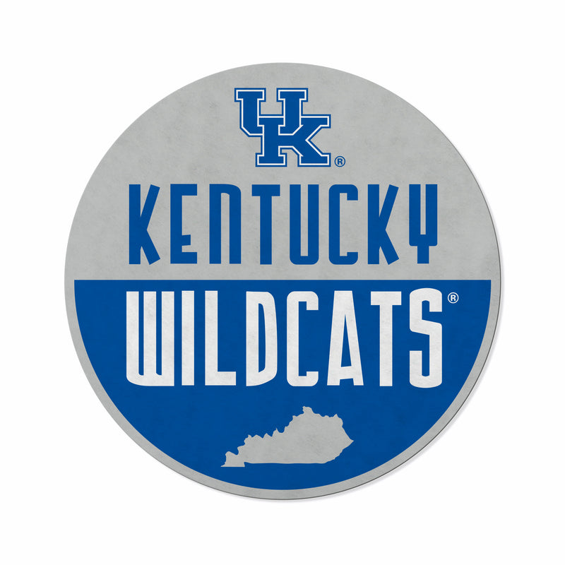 Kentucky University Shape Cut Logo With Header Card - Classic Design