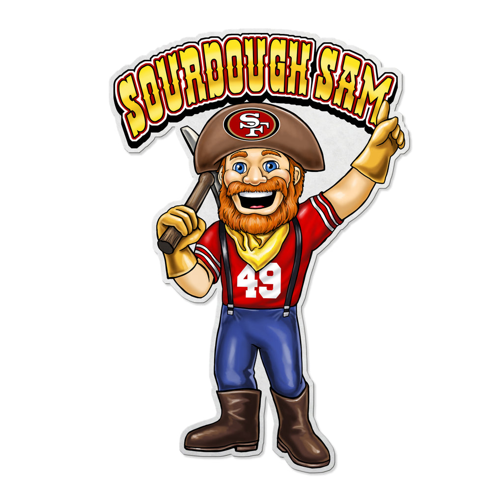 NFL San Francisco 49ers Classic Mascot Shape Cut Pennant - Home and Li