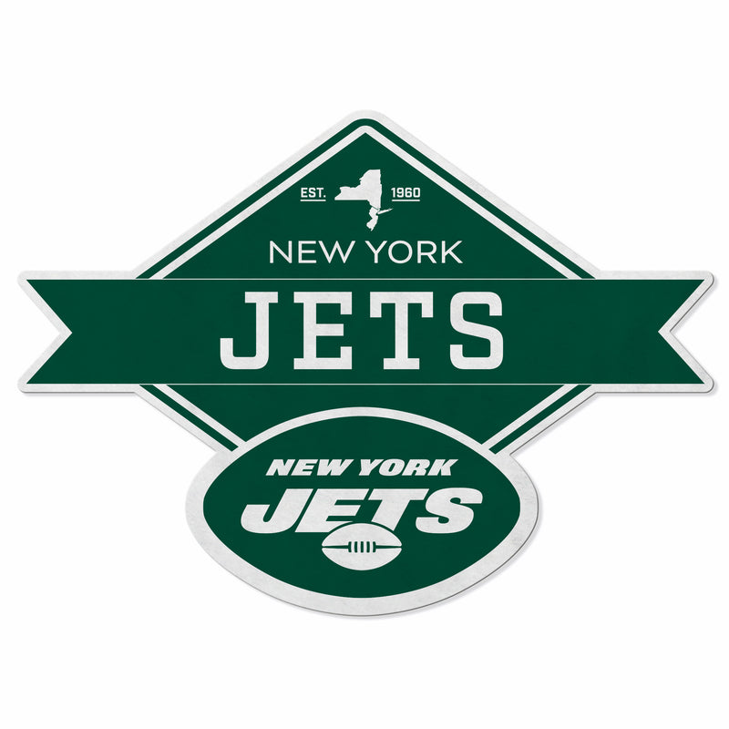 Jets Shape Cut Logo With Header Card - Diamond Design