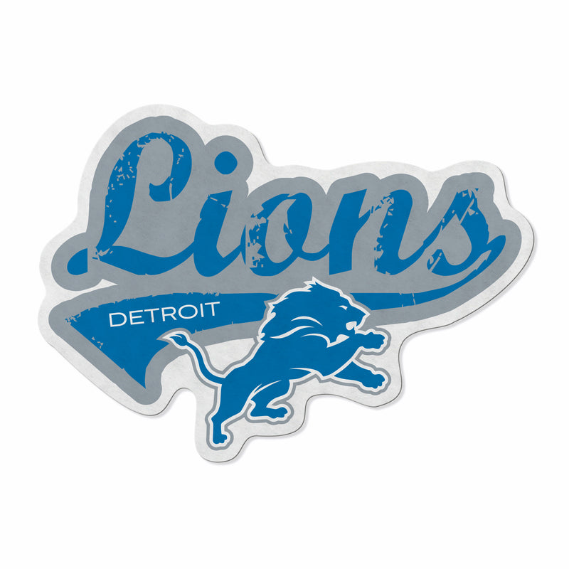 Lions Shape Cut Logo With Header Card - Distressed Design