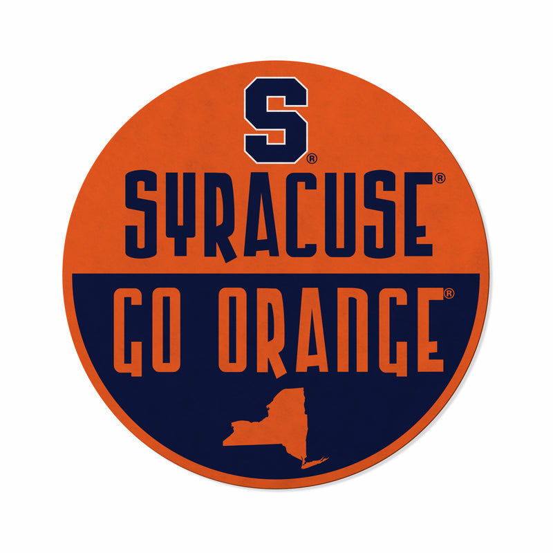 Syracuse University Shape Cut Logo With Header Card - Classic Design