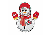 Chiefs Snowman Shape Cut Pennant