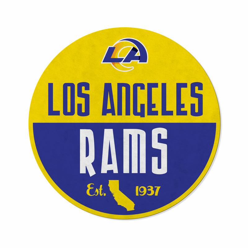 Rams Shape Cut Logo With Header Card - Classic Design