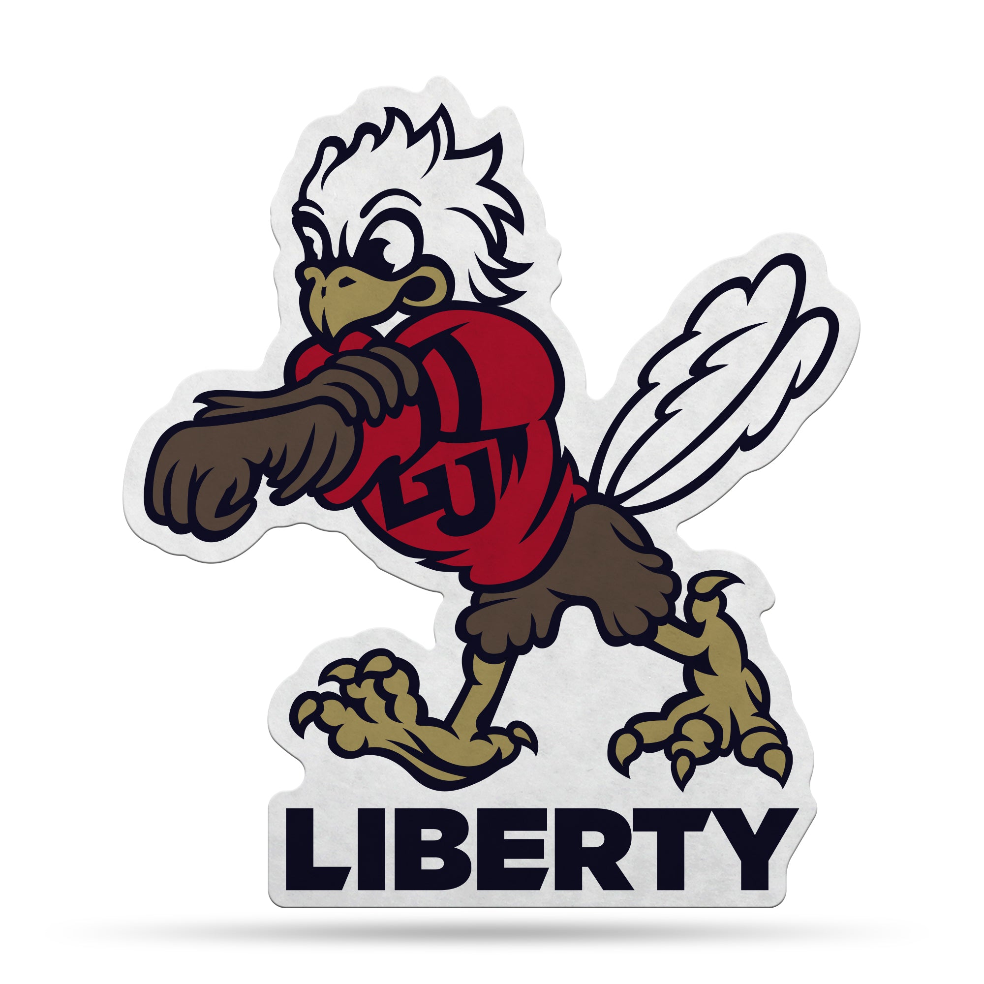 Liberty University Mascot Shape Cut Pennant