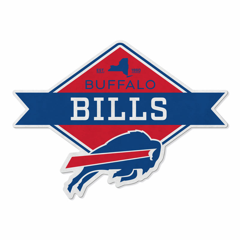 Bills Shape Cut Logo With Header Card - Diamond Design