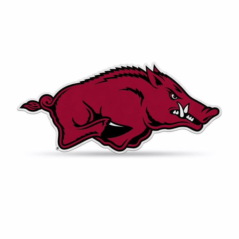 NCAA Arkansas Razorbacks Classic Team Logo Shape Cut Pennant - Home and Living Room Décor - Soft Felt EZ to Hang By Rico Industries