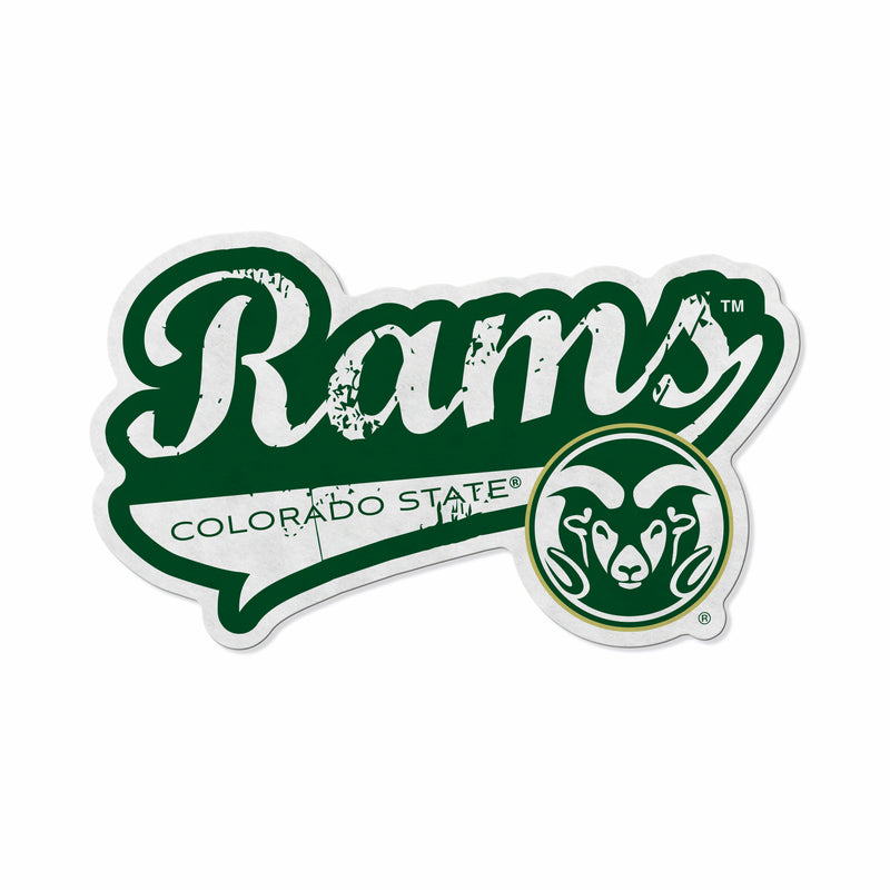 Colorado State Shape Cut Logo With Header Card - Distressed Design