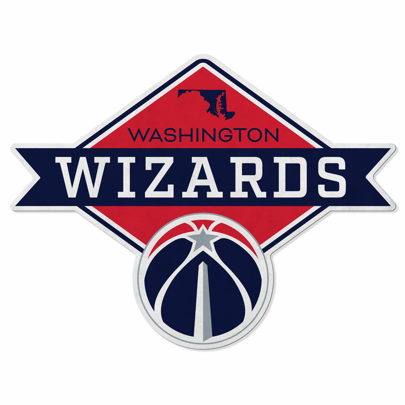 Wizards Shape Cut Logo With Header Card - Diamond Design