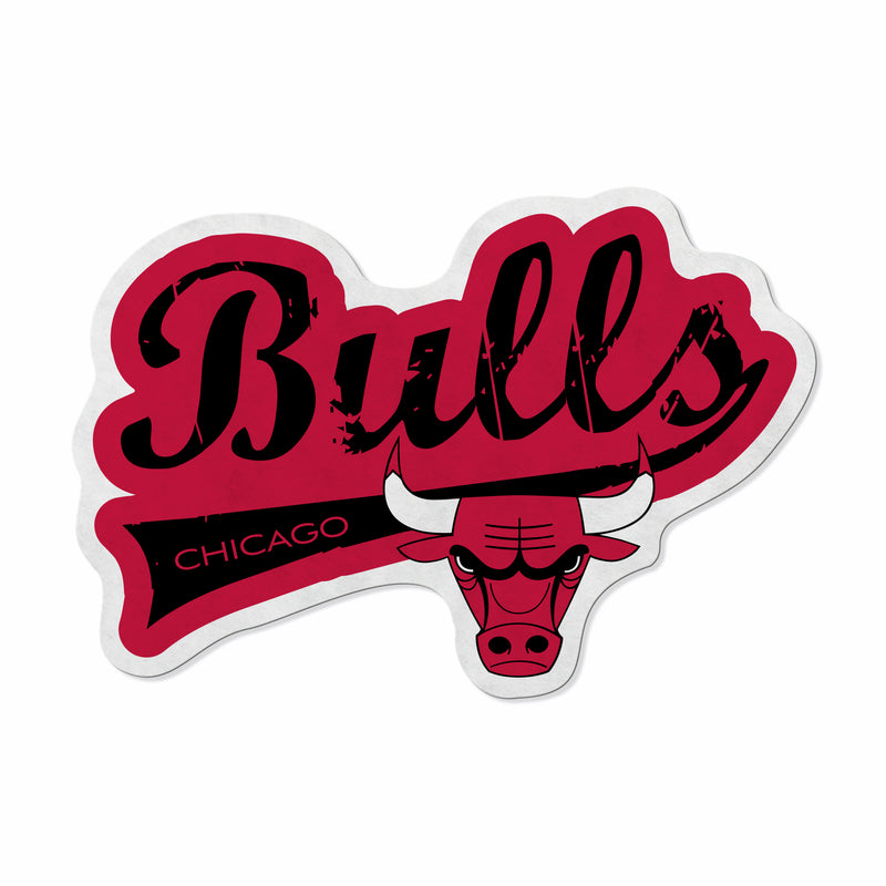 Bulls Shape Cut Logo With Header Card - Distressed Design