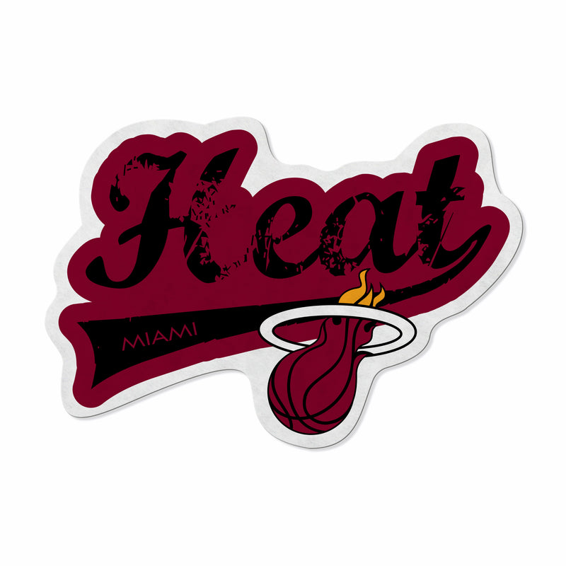 Heat Shape Cut Logo With Header Card - Distressed Design