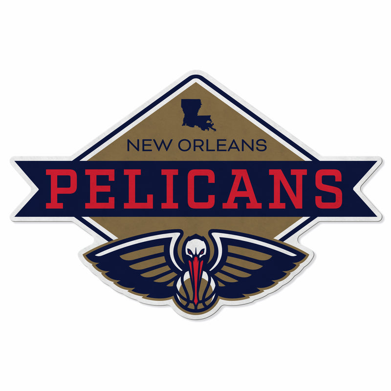 Pelicans Shape Cut Logo With Header Card - Diamond Design