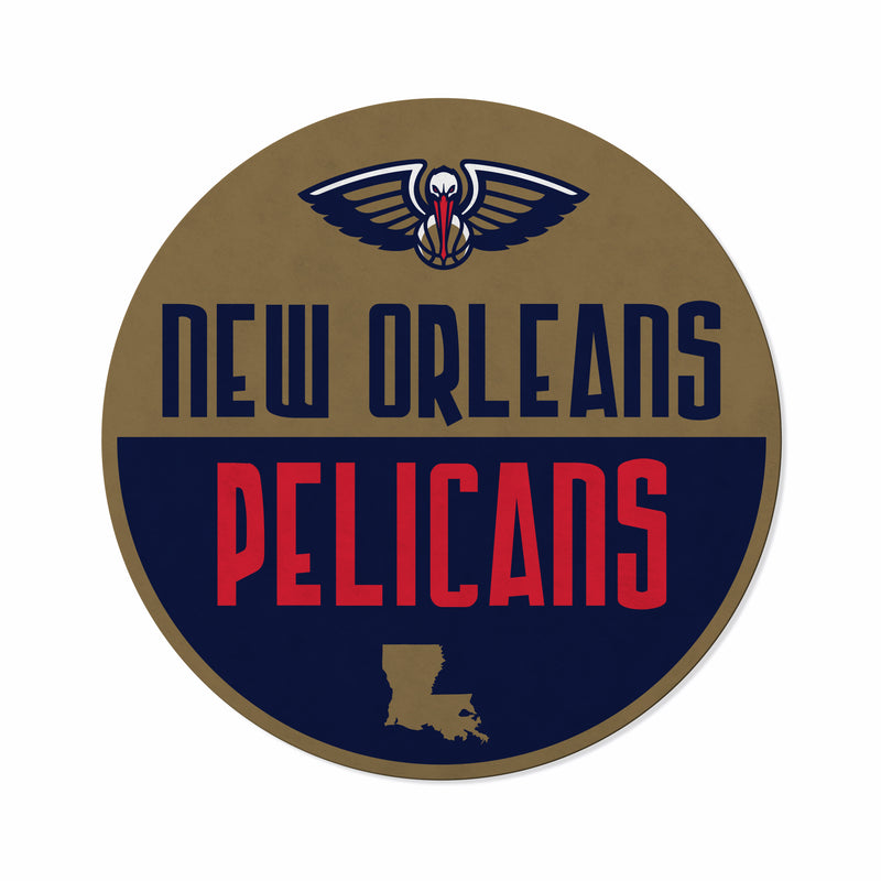 Pelicans Shape Cut Logo With Header Card - Classic Design