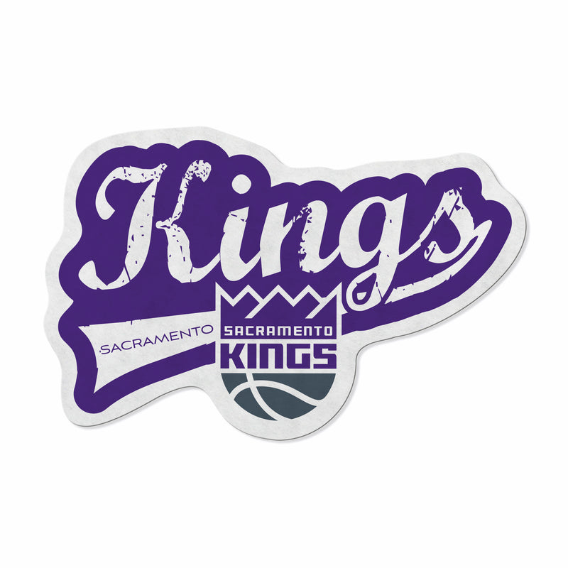 Kings - Sac Shape Cut Logo With Header Card - Distressed Design