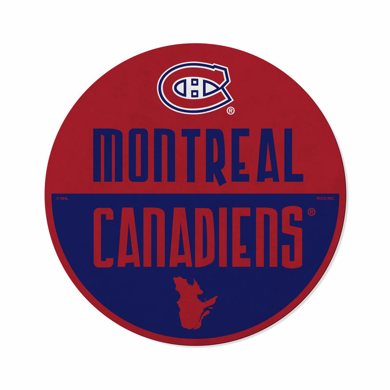 Canadiens Shape Cut Logo With Header Card - Classic Design