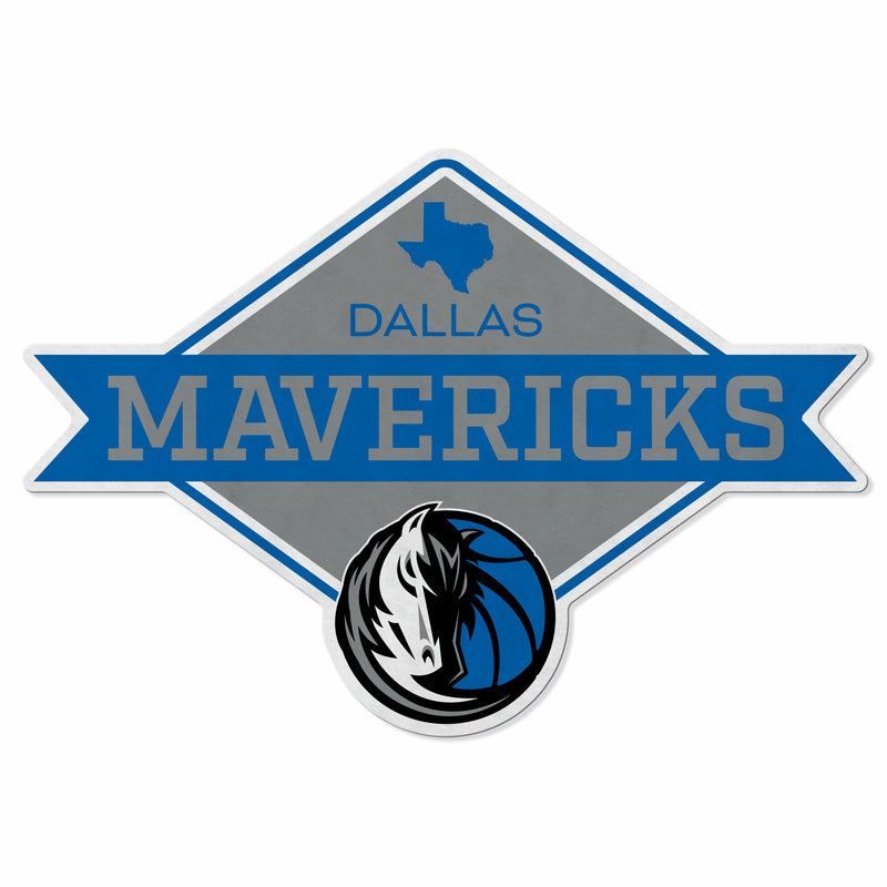 Mavericks Shape Cut Logo With Header Card - Diamond Design