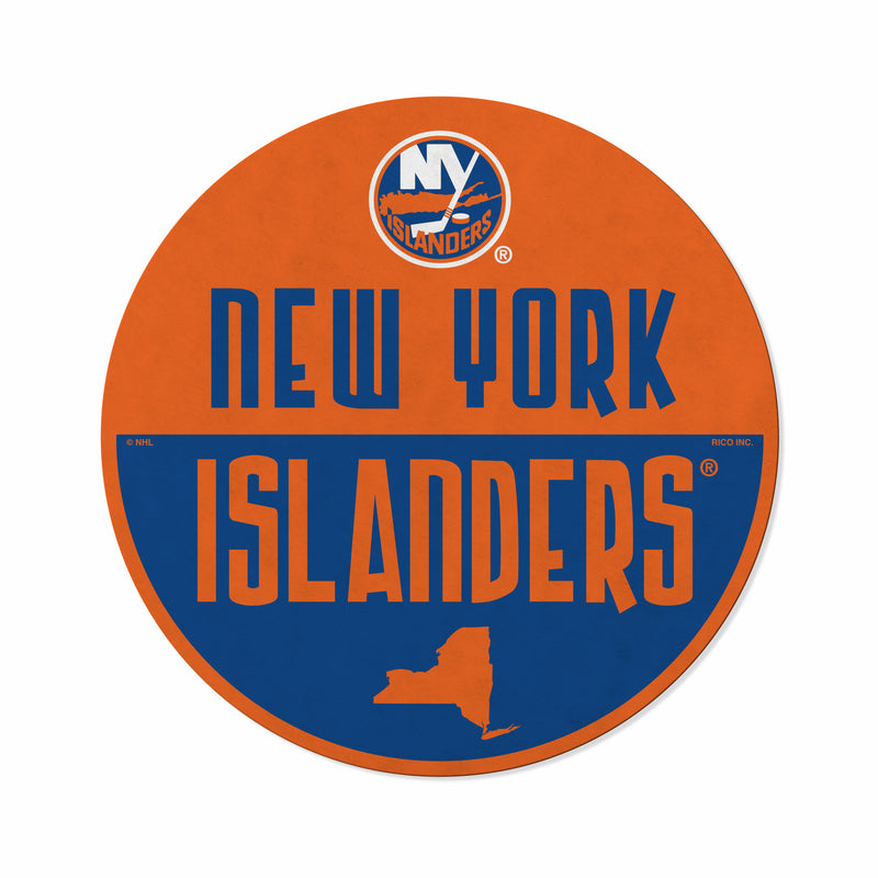 Islanders Shape Cut Logo With Header Card - Classic Design